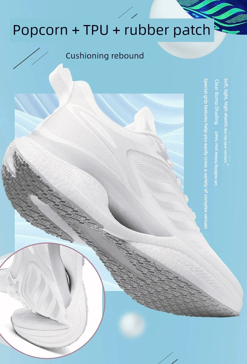 Summer 2024 White Student Mesh Men's Breathable Shoes